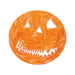 halloween jack o lantern pumpkin   isolated vector illustration