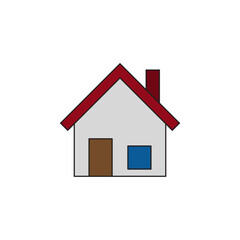 Fototapeta na wymiar house vector for website symbol icon presentation