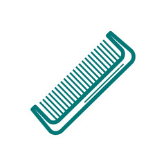 Comb icon vector illustration on white background.