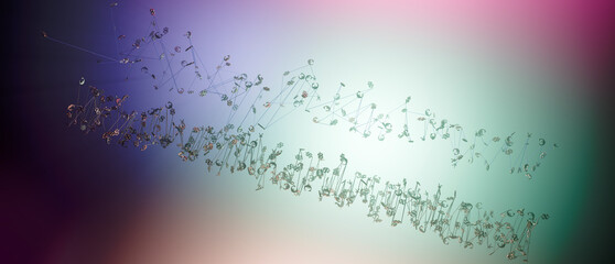 concept connection between currencies, economy