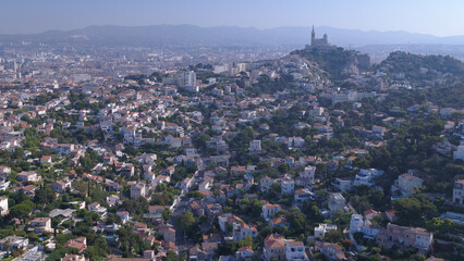 Marseille - Basilique Notre Dame de la Garde - La bonne mère - Provence Alpes Côte d'Azur - France