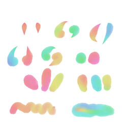 Irregular Freeform aesthetic abstract Handdraw Organic Shape.