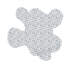 Irregular Freeform aesthetic abstract Handdraw Organic Shape.