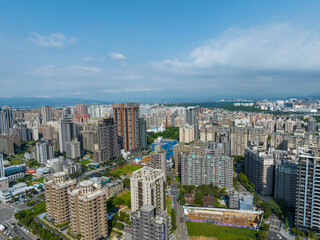 Fototapeta premium Top view of Lin Kou of Taiwan