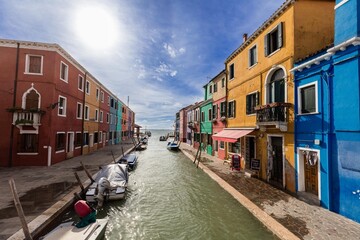 Fototapeta na wymiar Venise , Venetie , Italie - Burano