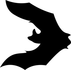 Halloween bat devil illustration