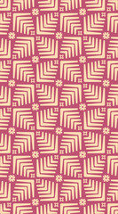 Abstract geometric pattern with repeated chevrons, angle brackets. Vector seamless background. Graphic modern texture.