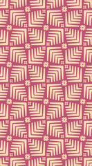 Abstract geometric pattern with repeated chevrons, angle brackets. Vector seamless background. Graphic modern texture.