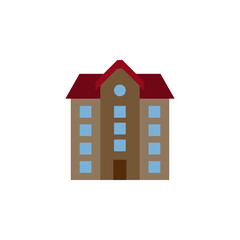 school building vector for website symbol icon presentation