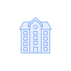 school building vector for website symbol icon presentation