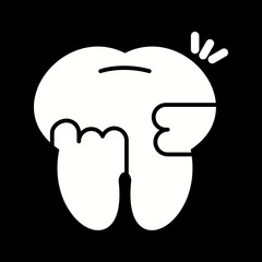 Toothache And Plaque Icon