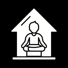 Yoga At home Icon