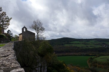 La Chapelle Saint Roch à Puycelsi, Tarn 