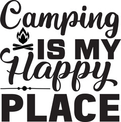 Camping svg design cut files