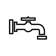 tap water icon vector illustration logo template for many purpose. Isolated on white background.