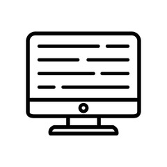 computer icon vector illustration on white background.