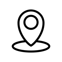 map position icon vector illustration logo template for many purpose. Isolated on white background.