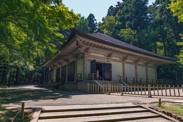 岩手平泉 中尊寺 金色堂