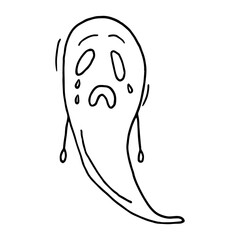 ghost in doodle style