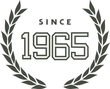 Since 1965 emblem
