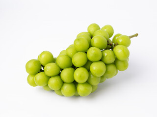 Green Grape isolated on white background