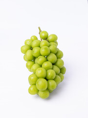 Green Grape isolated on white background