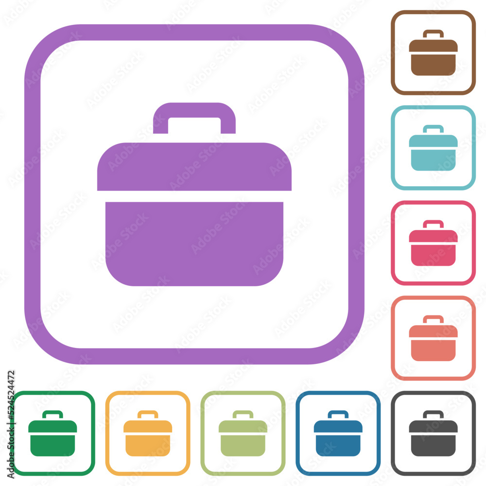 Poster toolbox solid simple icons