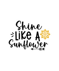 Sunflower SVG Bundle, Sunflower SVG, Flower SVG, Monogram Svg, Half Sunflower Svg, Sunflower Svg File, Distressed Sunflower, Cricut Cut File