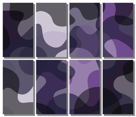 Abstract wavy set background.
