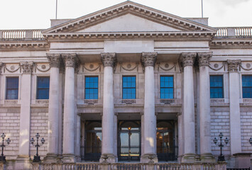 Fototapeta na wymiar City Hall building, Dublin, Republic of Ireland