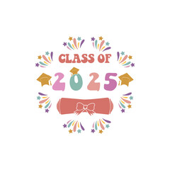 Class of SVG BUNDLE, retro groovy vintage class of svg, Seniors SVG png, Graduation class of svg png, first day of school, Back to School
