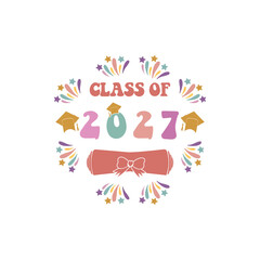 Class of SVG BUNDLE, retro groovy vintage class of svg, Seniors SVG png, Graduation class of svg png, first day of school, Back to School