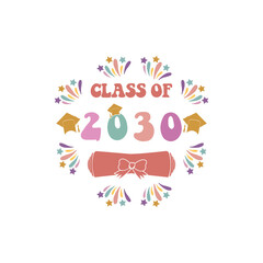 Class of SVG BUNDLE, retro groovy vintage class of svg, Seniors SVG png, Graduation class of svg png, first day of school, Back to School