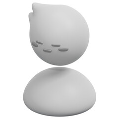bored 3d render icon illustration