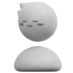 bored 3d render icon illustration