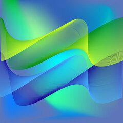 Abstract light colorful modern background on blue