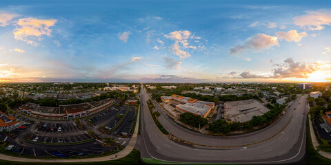 Aerial 360 photo Broward County Southern Regional Courthouse