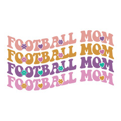 football mom svg png, retro groovy vintage football svg png, Football mama, game day svg, mom svg, Football svg, svg cut files cricut, mom
