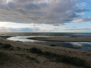 The Baltic Sea coast in Estonia