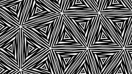 striped background. Raster geometric ornament. black and white stripes. monochrome ornamental background. design for decor,print.background in 4k format  3840 х 2160.