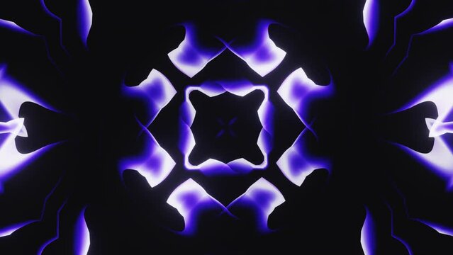 Abstract purple flash kaleidoscope vj loop animation