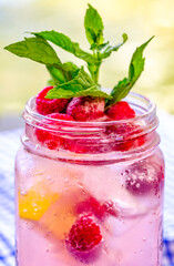typical summer drink in a glass