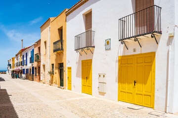 Cityscape from Tabarca Island (Alicante, Spain)