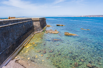 Cityscape from Tabarca Island (Alicante, Spain)