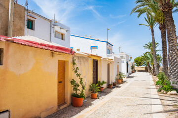 Cityscape from Tabarca Island (Alicante, Spain)