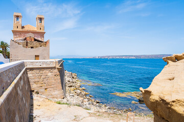 Cityscape from Tabarca Island (Alicante, Spain)