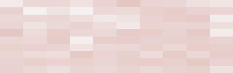 Abstract white and pink gradient rectangles mosaic banner background. Vector illustration.	