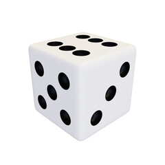 White dice.