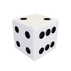 White dice.