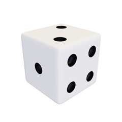 White dice.